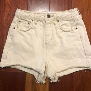 Urban Outfitters BDG off white/cream shorts